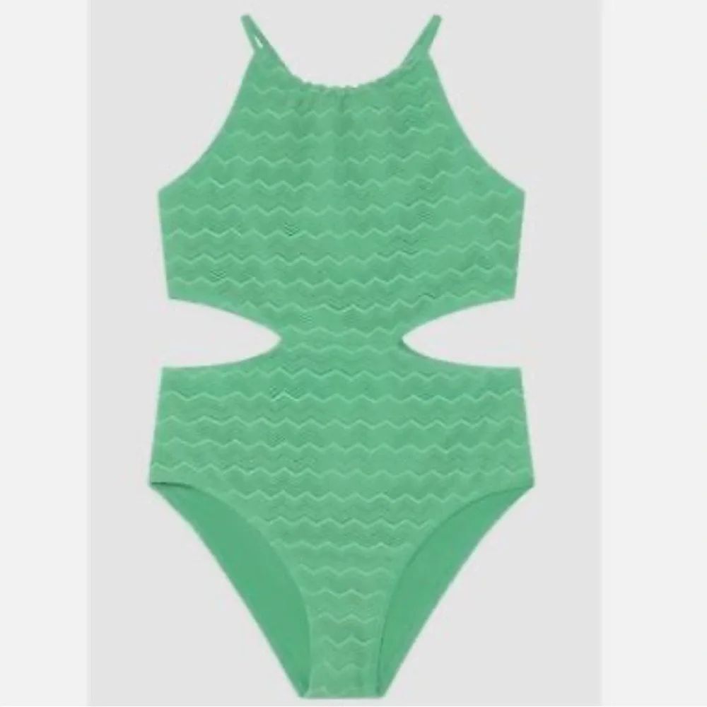 Abercrombie Kids High Neck Crochet Girls One Piece.